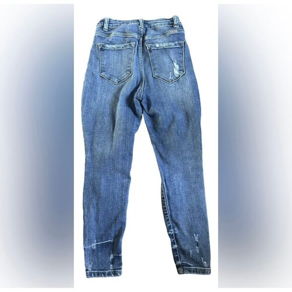 Kancan Women's Ultra High Rise Skinny Ankle Kurvy Size 26 Distressed - Picture 2 of 6